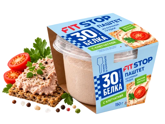 Паштет Fit Stop классический
